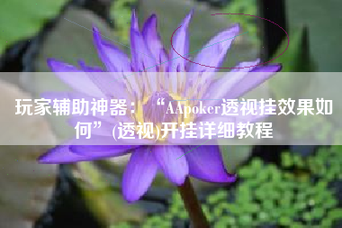 玩家辅助神器：“AApoker透视挂效果如何	”(透视)开挂详细教程