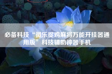 必备科技“微乐捉鸡麻将万能开挂器通用版	”科技辅助神器手机