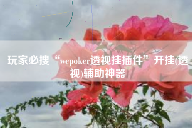 玩家必搜“wepoker透视挂插件	”开挂(透视)辅助神器