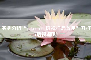 实测分析“pokerworld透视挂怎么用”开挂(透视)辅助