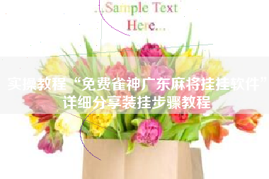 实操教程“免费雀神广东麻将挂挂软件”详细分享装挂步骤教程