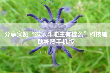 分享实测“微乐斗地主有挂么	”科技辅助神器手机版