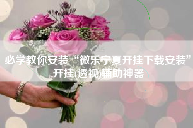 必学教你安装“微乐宁夏开挂下载安装”开挂(透视)辅助神器