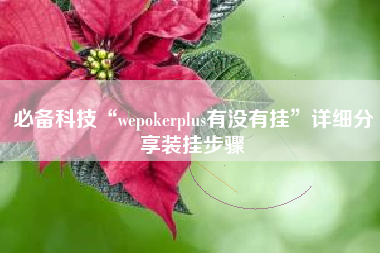 必备科技“wepokerplus有没有挂”详细分享装挂步骤