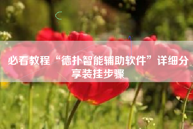 必看教程“德扑智能辅助软件”详细分享装挂步骤