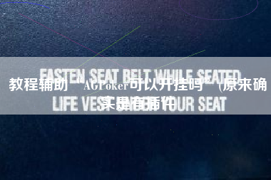 教程辅助“AGPoker可以开挂吗	”(原来确实是有插件