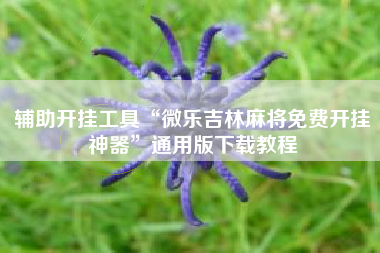 辅助开挂工具“微乐吉林麻将免费开挂神器	”通用版下载教程